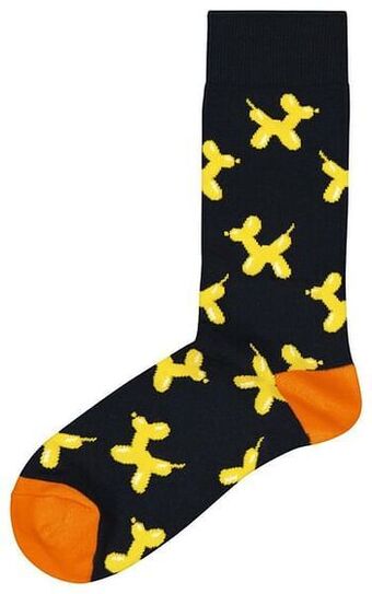 HEMA HEMA Herensokken Met Ballon Honden Donkerblauw (donkerblauw) aanbieding
