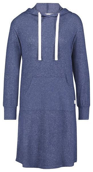 HEMA HEMA Dames Nachthemd Met Capuchon Viscose Donkerblauw (donkerblauw) aanbieding