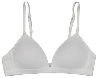 HEMA HEMA Tiener Bh Voorgevormd Zonder Beugel AA-A Wit (wit) aanbieding