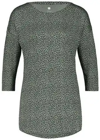 HEMA HEMA Dames Nachtshirt Taylor Viscose Groen (groen) aanbieding