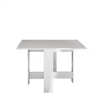 Leen Bakker Symbiosis inklapbare tafel Laugen - wit - 73,4x28x76 cm - Leen Bakker aanbieding