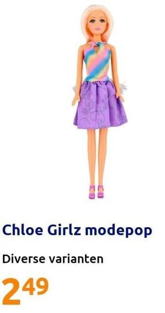 Action Chloe girlz modepop aanbieding