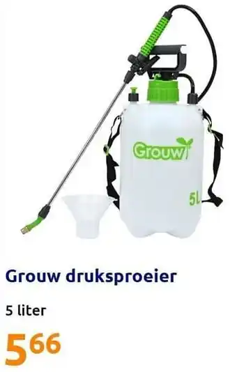 Grouw druksproeier
