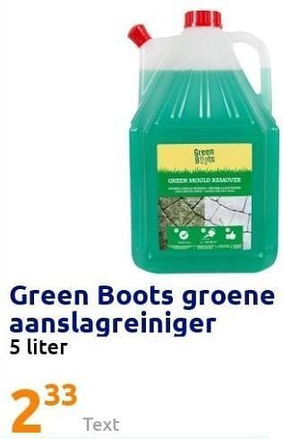 Action Green boots groene aanslagreiniger aanbieding