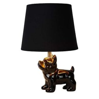 Leen Bakker Lucide tafellamp Extravaganza Sir Winston - zwart - Leen Bakker aanbieding