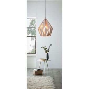 Leen Bakker EGLO hanglamp Carlton - roze - Leen Bakker aanbieding