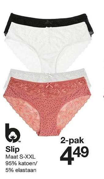 Zeeman Slip aanbieding