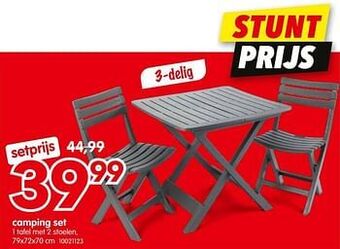 Yess Camping set aanbieding