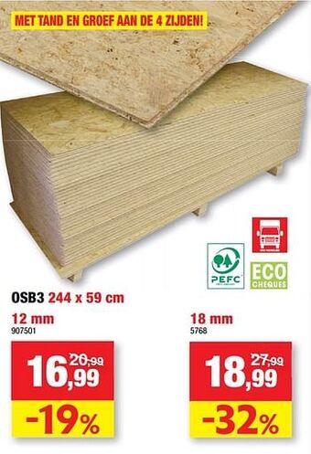 Hubo Osb3 aanbieding