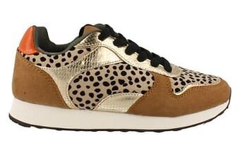 Berca Shoes Only Sneaker Laag Dames Animal Sneaker Trend Dierenprint - Camel aanbieding