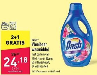 ALDI Vloeibaar wasmiddel aanbieding