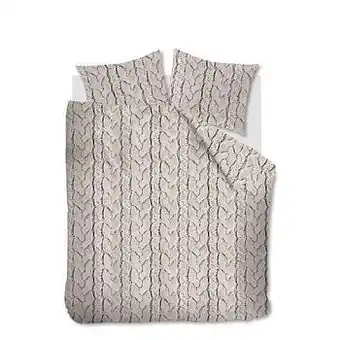 Leen Bakker Ambiante dekbedovertrek Lars off-white 200x200/220 cm - Leen Bakker aanbieding