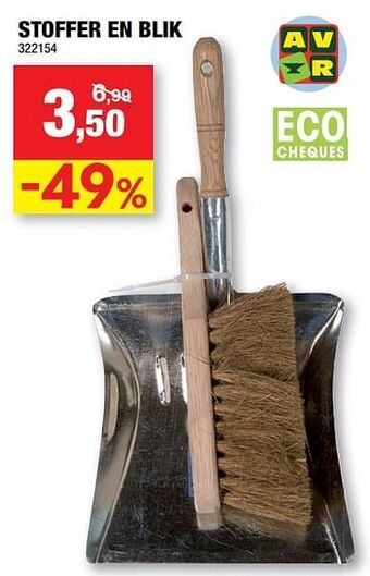 Hubo Stoffer en blik aanbieding