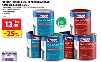 Hubo hoogglans- of zijdeglanslak kant-en-klaar