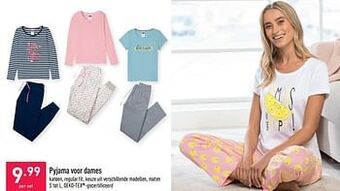 ALDI Pyjama voor dames aanbieding