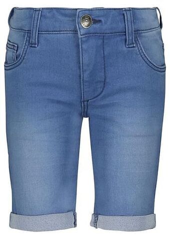 HEMA HEMA Kindershort Jogdenim Middenblauw (middenblauw) aanbieding