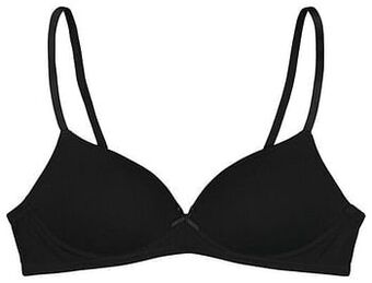 HEMA HEMA Tiener Bh Voorgevormd Zonder Beugel AA-A Zwart (zwart) aanbieding