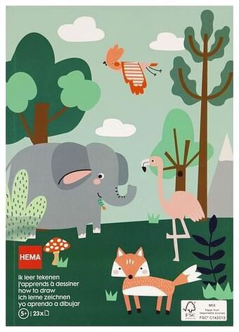 HEMA Ik Leer Tekenen A4 Dieren