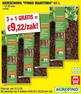 Hubo Sierschors pinus maritima aanbieding