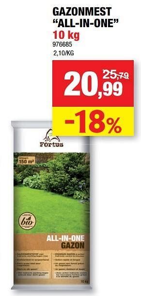 Hubo Gazonmest all-in-one aanbieding