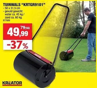 Hubo Kreator tuinwals krtgr9101 aanbieding