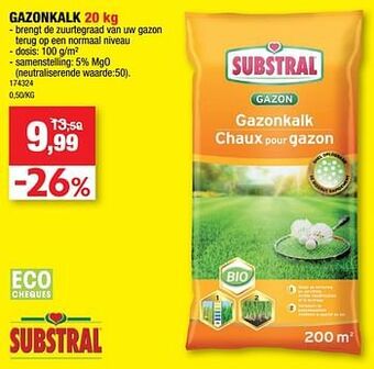 Hubo Gazonkalk aanbieding