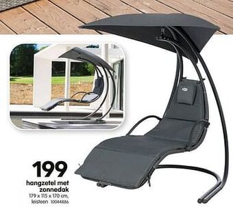 Yess Hangzetel met zonnedak aanbieding