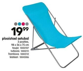 Yess Plooistoel setubal taupe aanbieding