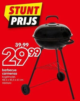 Yess Barbecue carmensa aanbieding