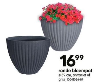 Yess Ronde bloempot aanbieding