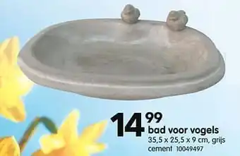 Bad voor vogels