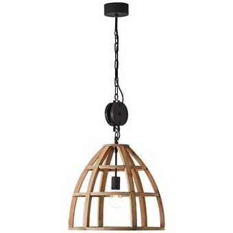 Brilliant hanglamp Matrix - hout - 47 cm - Leen Bakker
