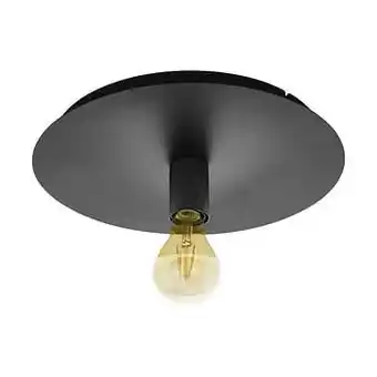 Leen Bakker EGLO wand-/plafondlamp Passano - zwart - Leen Bakker aanbieding