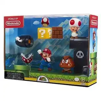 ToyChamp Super Mario Acorn Plains Multi-Pack aanbieding
