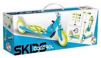 ToyChamp Skids Control inklapbare scooter blauw/groen aanbieding