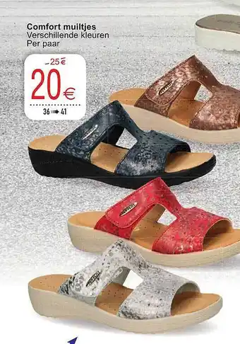 Cora Comfort Muiltjes aanbieding