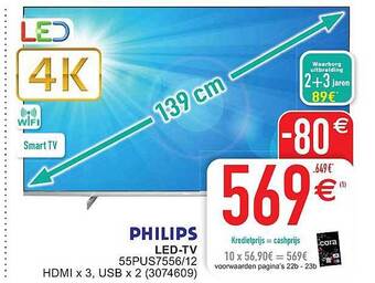 Cora Philips Led-tv 55pus7556 12 aanbieding