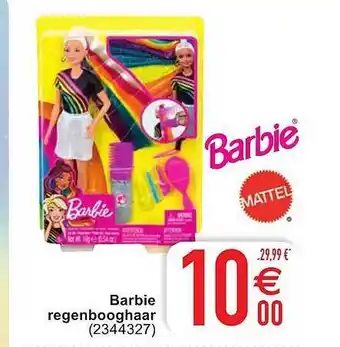 Cora Barbie Regenbooghaar aanbieding