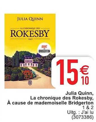 Cora Julia Quinn La Chronique Des Rokesby à Cause De Mademoiselle Bridgerton aanbieding