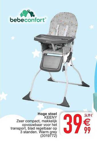 Cora Bebeconfort Hoge Stoel Keeny aanbieding