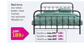 Leen Bakker Bed Anne aanbieding