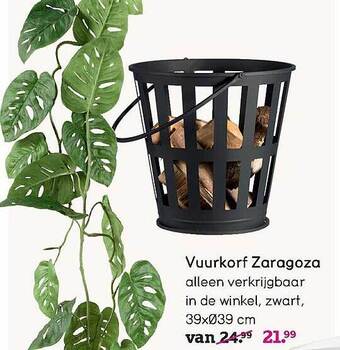 Leen Bakker Vuurkorf Zaragoza aanbieding
