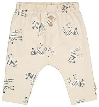 HEMA HEMA Newborn Broek Katoen Zebra Zand (zand) aanbieding