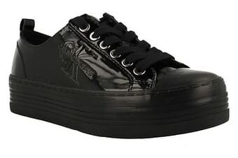 Berca Shoes Calvin Klein Sneaker Laag Dames Zolah Black Low Top Lace Up Patent - Zwart aanbieding