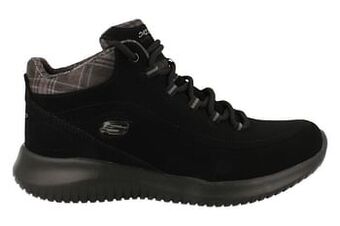 Berca Shoes Skechers Sneaker Hoog Dames Ultra Flex Just Chill Air Cooled Memory Foam - Zwart aanbieding