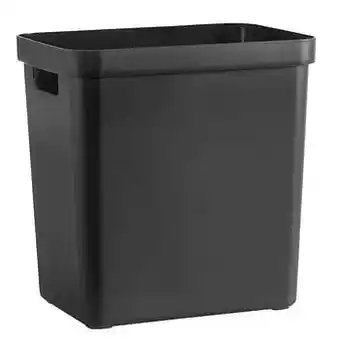 Leen Bakker Sigma home box 25 liter - zwart - 35,2x25,3x36,3 cm - Leen Bakker aanbieding