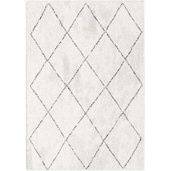 Leen Bakker Tapijt Lizzano - wit - 160x230 cm - Leen Bakker aanbieding