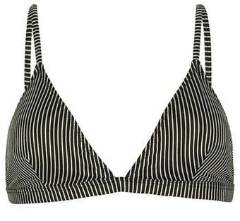 HEMA HEMA Dames Bikinitop Zonder Beugel - Glitter Zwart (zwart) aanbieding