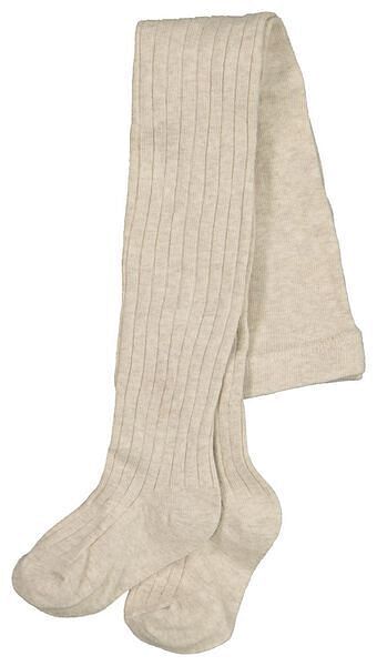 HEMA HEMA Kinderkousenbroek Rib Beige (beige) aanbieding