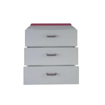Leen Bakker Demeyere ladekast Reverso 3 lades - wit - 83,7x77,2x40,5 cm - Leen Bakker aanbieding